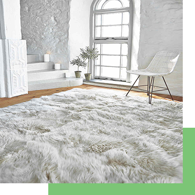 sheepskin rug